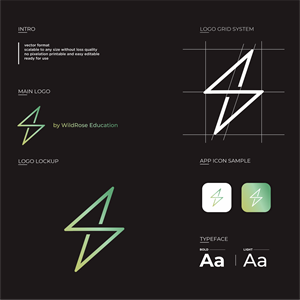 Logo Design by aquila© for Wild Rose Education | Design: #36552311