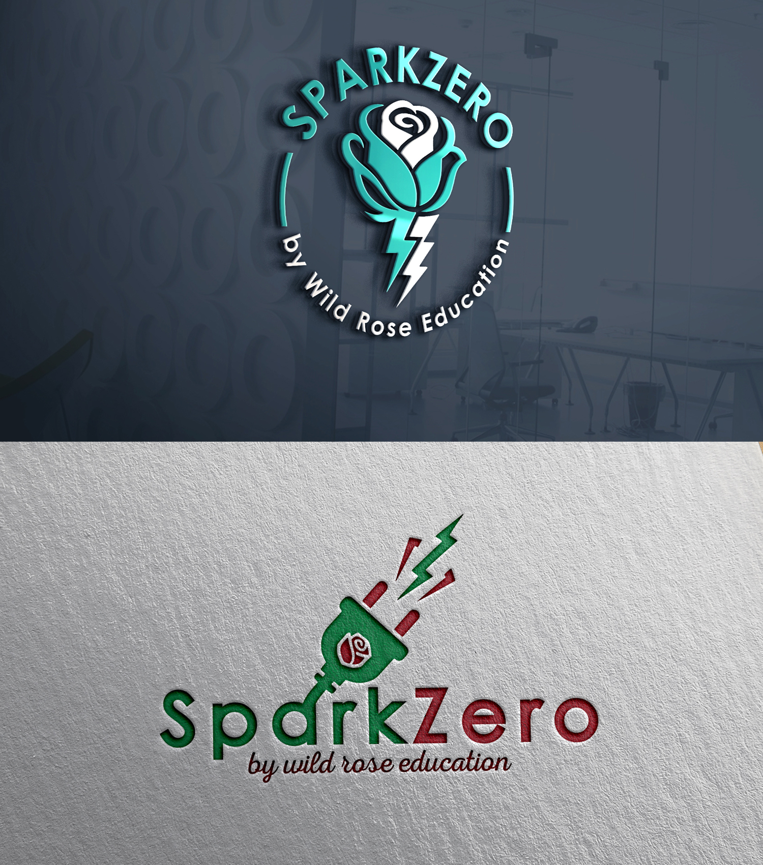 Logo Design by 24ksunny for Wild Rose Education | Design #36526342