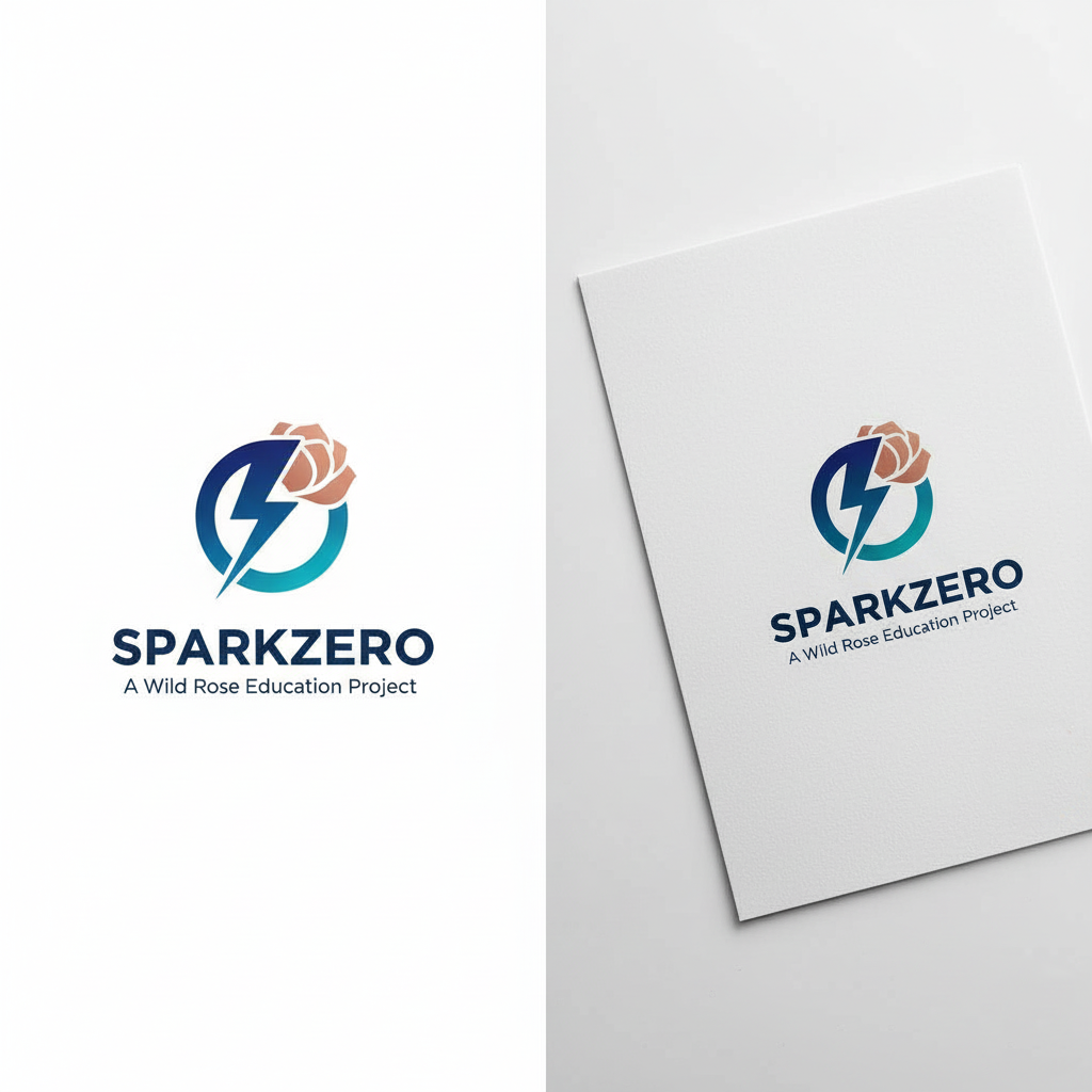 Logo Design by Taha_01 for Wild Rose Education | Design #36549280