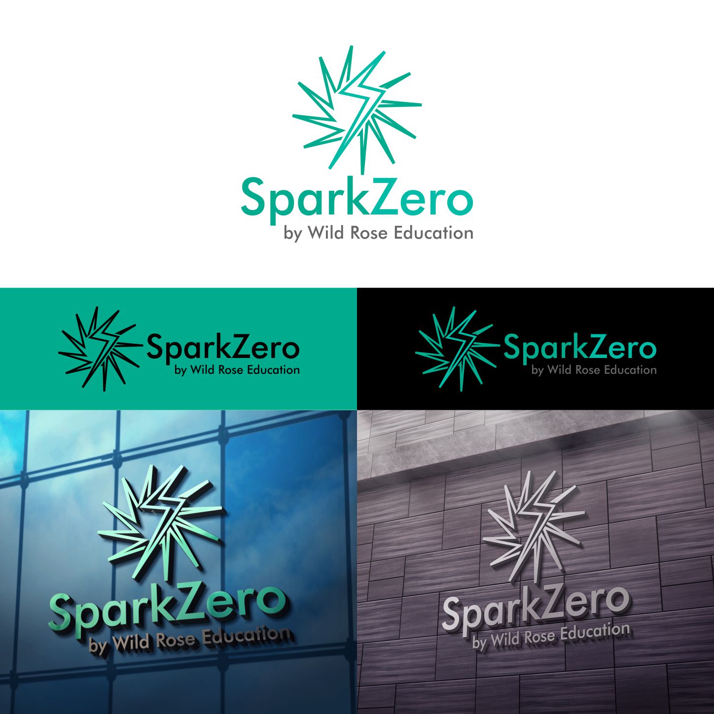 Logo Design by DuckOn for Wild Rose Education | Design #36490056