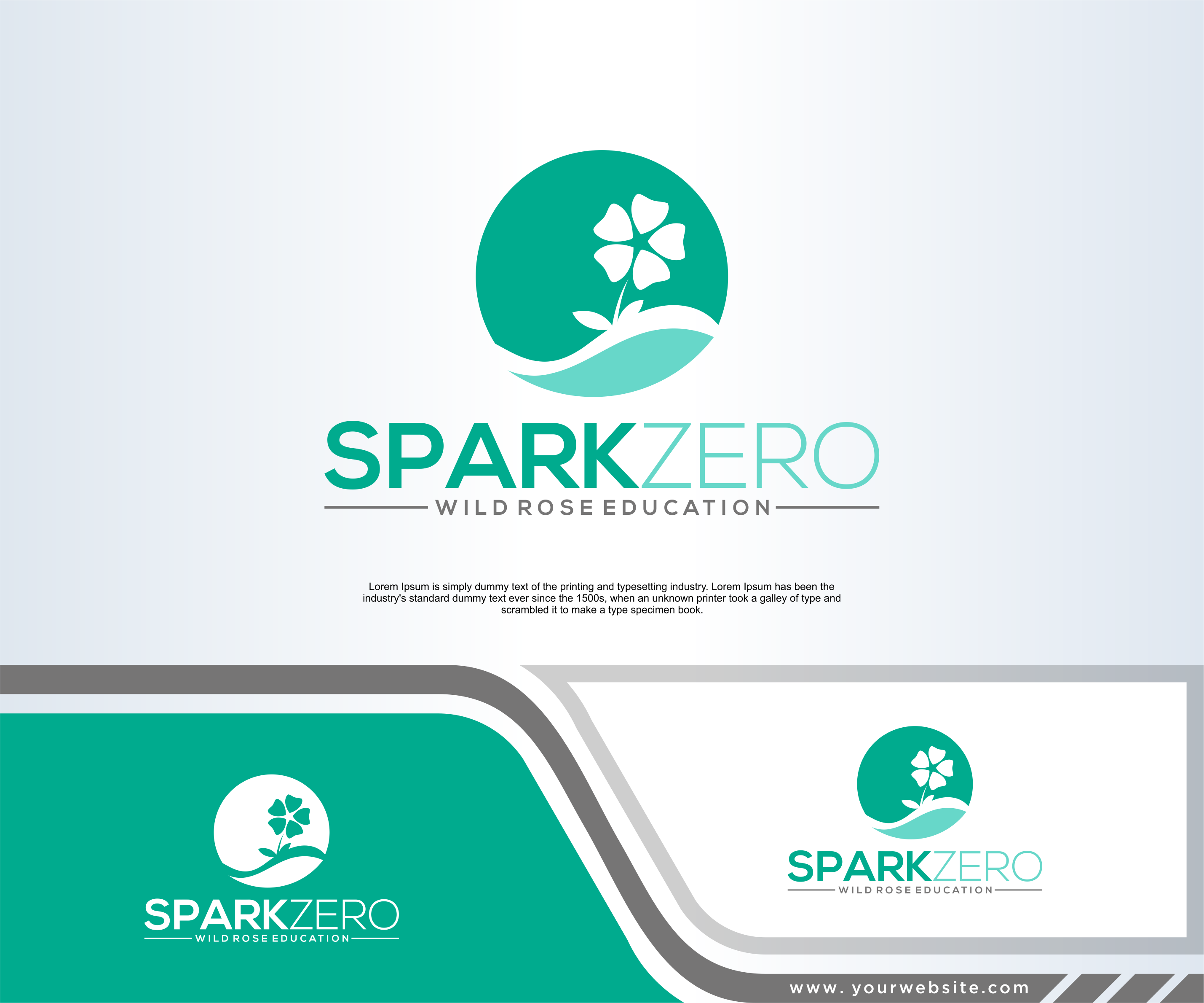 Logo Design by dobleh_creative for Wild Rose Education | Design #36489347