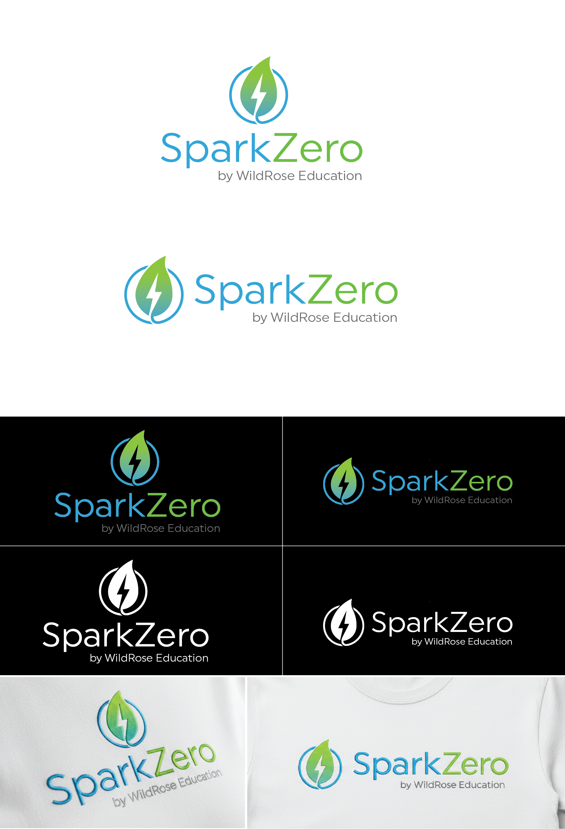 Logo Design by Ansza for Wild Rose Education | Design #36496121