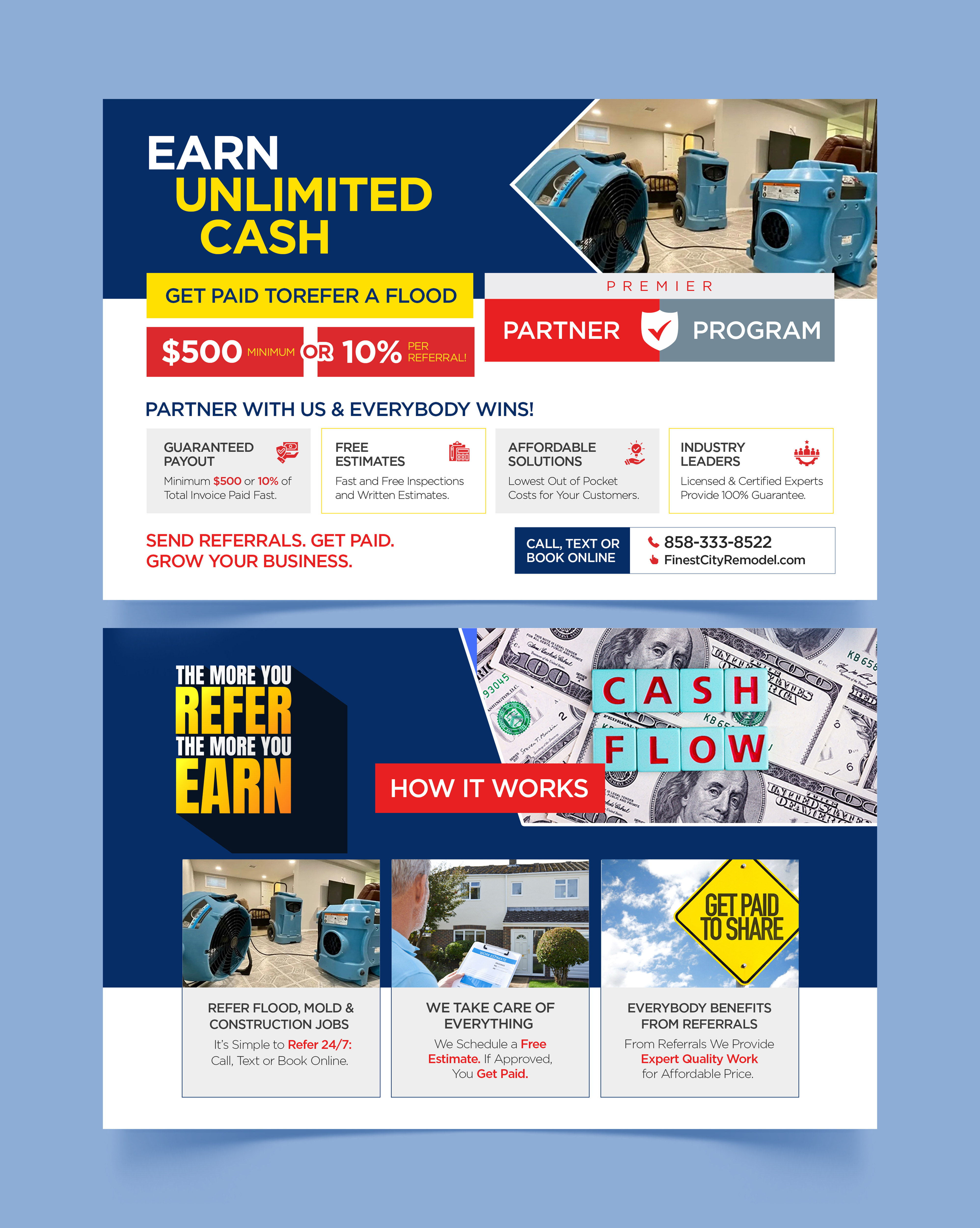 Flyer Design by Graphic Guy for SD Pro Team | Design #36508429