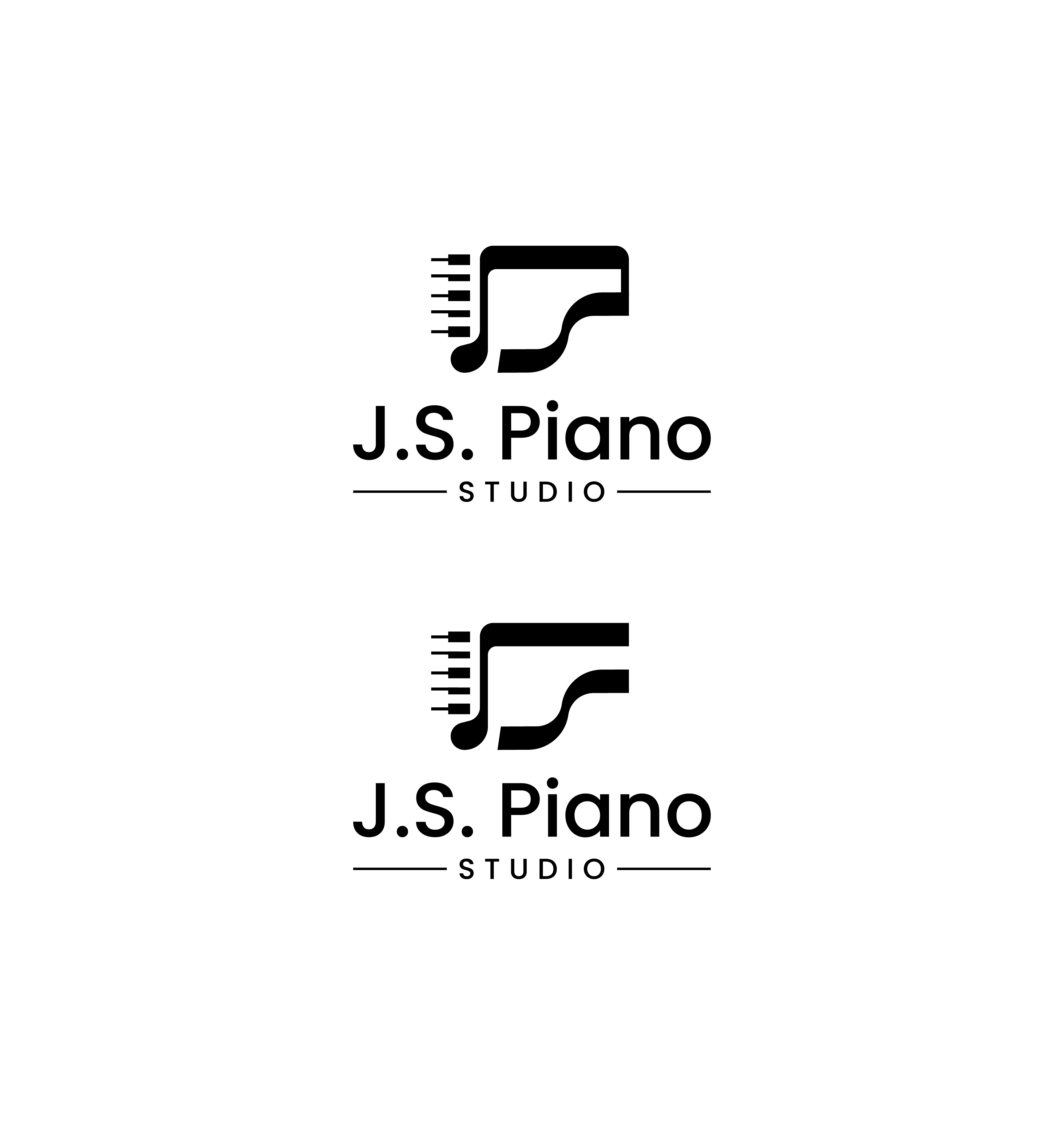 Elegant, Serious Logo Design for J.S. Piano Studio but I don't need ...