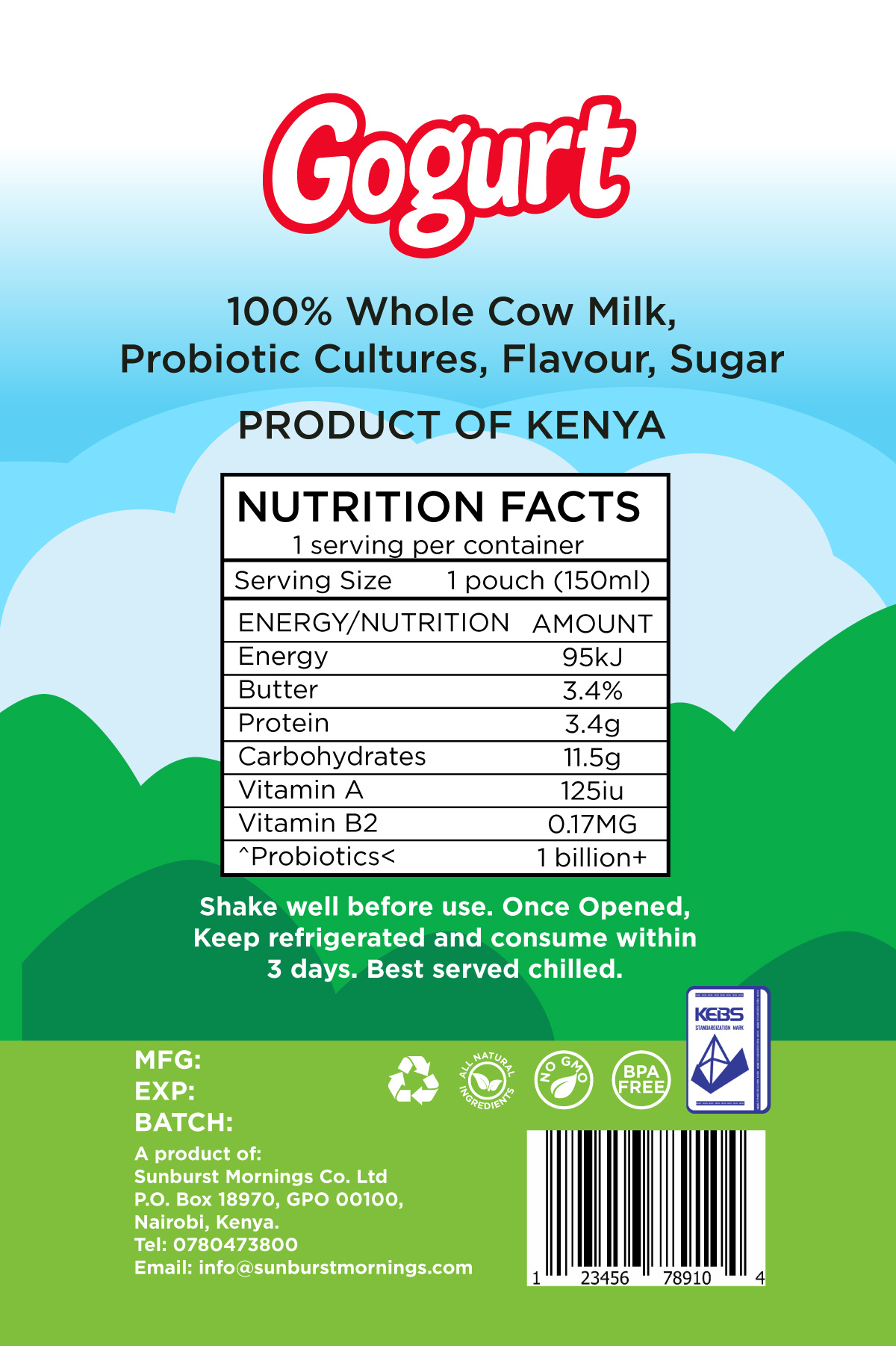 Packaging Design by Sergio Coelho for Sunburst Mornings Co. Ltd | Design #36566178