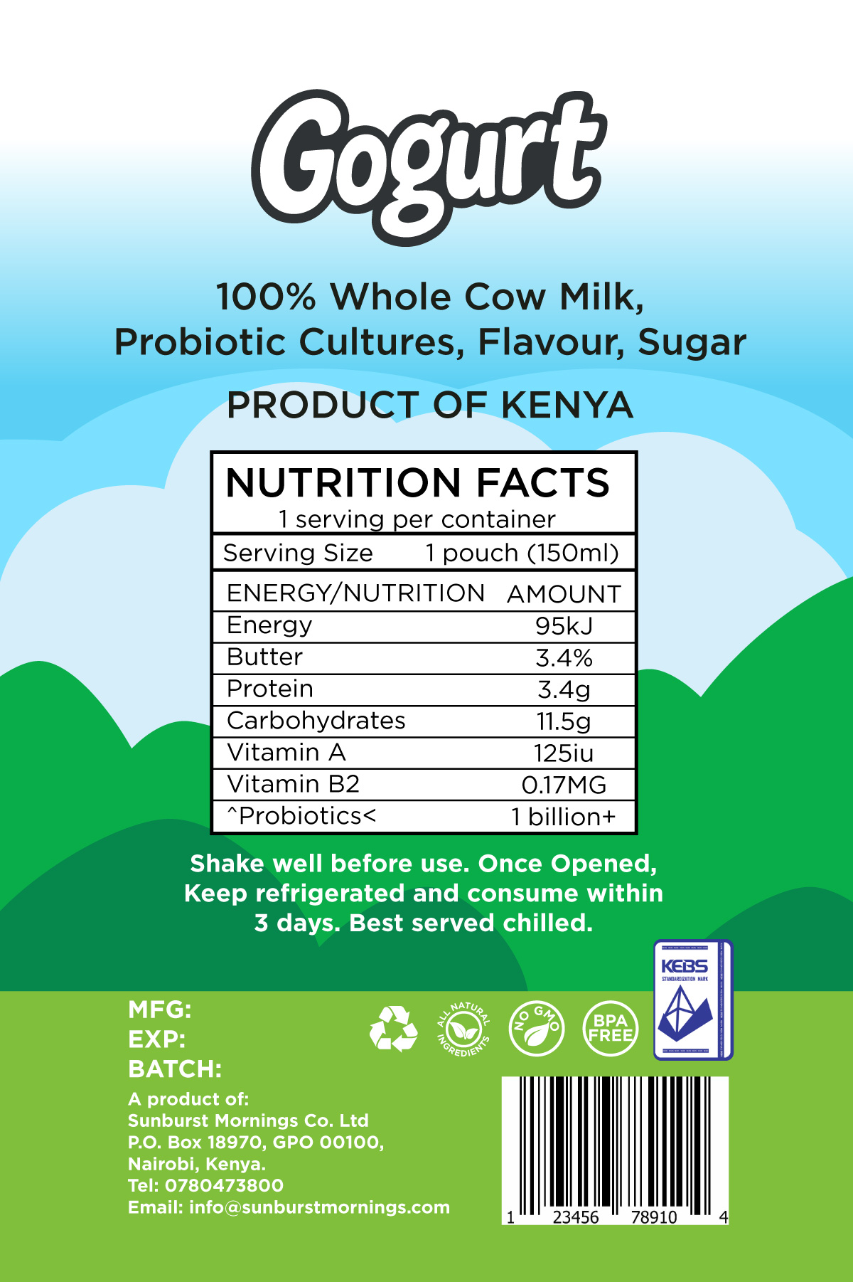 Packaging Design by Sergio Coelho for Sunburst Mornings Co. Ltd | Design #36566218