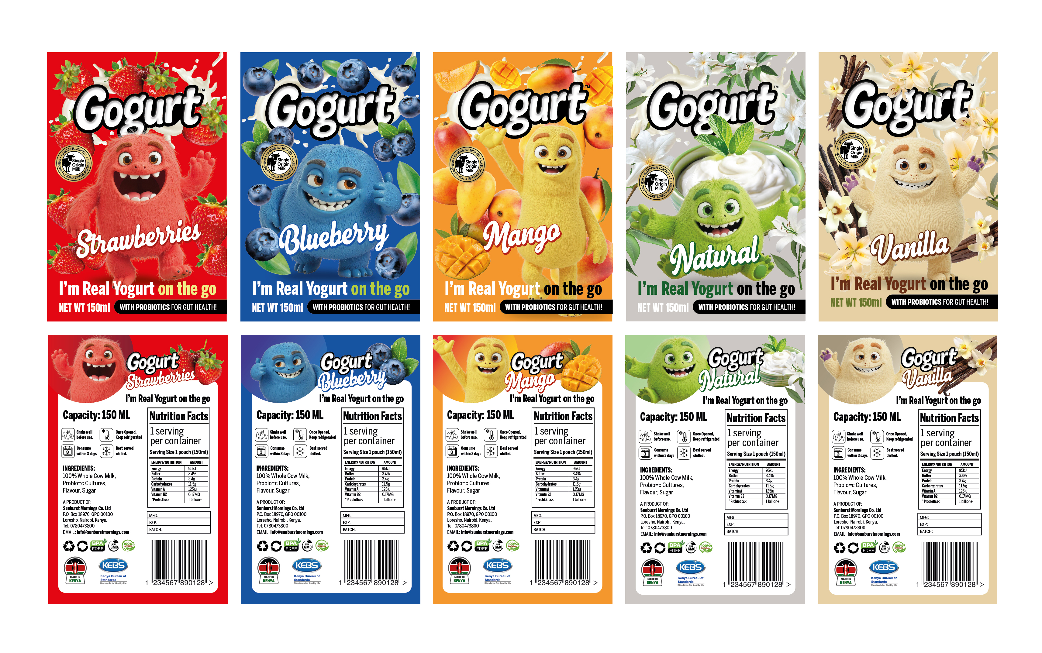 Packaging Design by Jose Lopez ( Verified Pro Designer ) for Sunburst Mornings Co. Ltd | Design #36581597