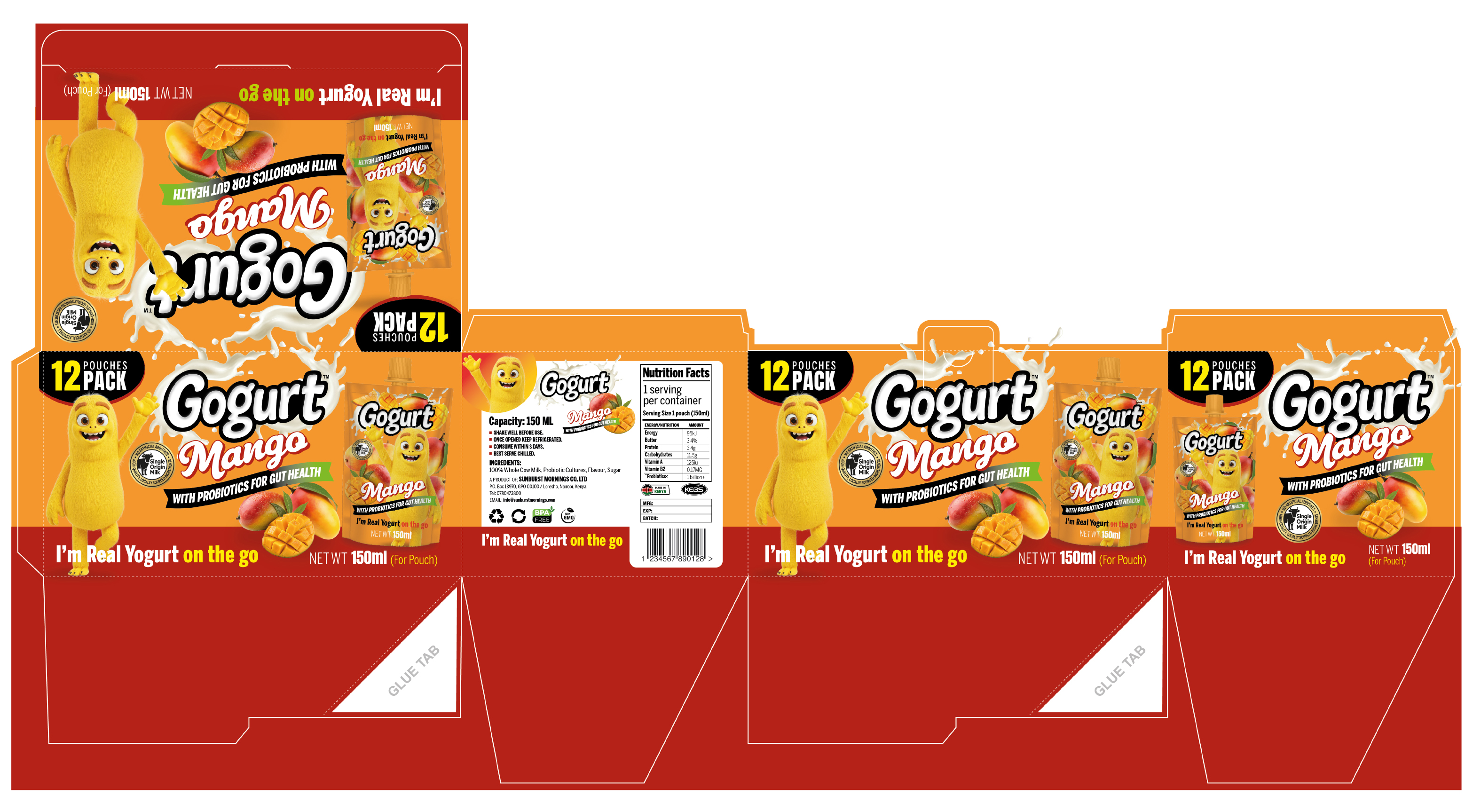 Diseño de Empaque por Jose Lopez ( Verified Pro Designer ) para Sunburst Mornings Co. Ltd | Diseño #36619691