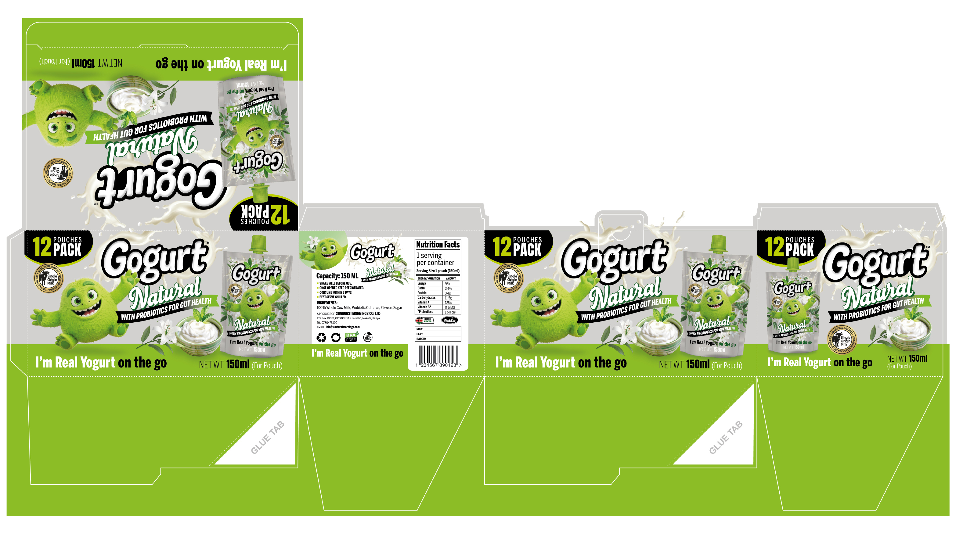 Packaging Design by Jose Lopez ( Verified Pro Designer ) for Sunburst Mornings Co. Ltd | Design #36619692