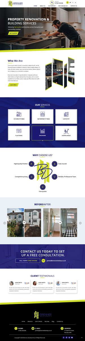 Web Design par pb pour ce projet | Design : #36507469