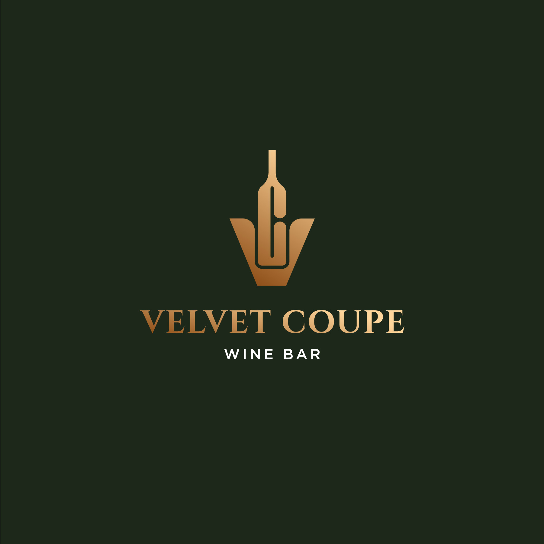 Logo Design by Efa for Velvet Coupe Wine Bar | Design #36543276