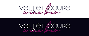 Logo Design by Zarina Tama for Velvet Coupe Wine Bar | Design: #36534036