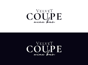 Logo Design by Zarina Tama for Velvet Coupe Wine Bar | Design: #36567237