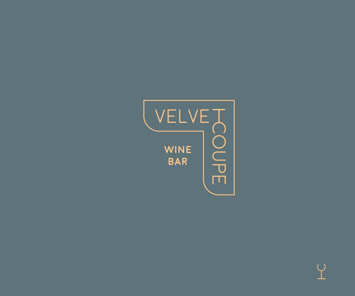 Logo Design by SRJ for Velvet Coupe Wine Bar | Design #36507254