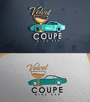 Diseño de Logo por 24ksunny para Velvet Coupe Wine Bar | Diseño: #36509235