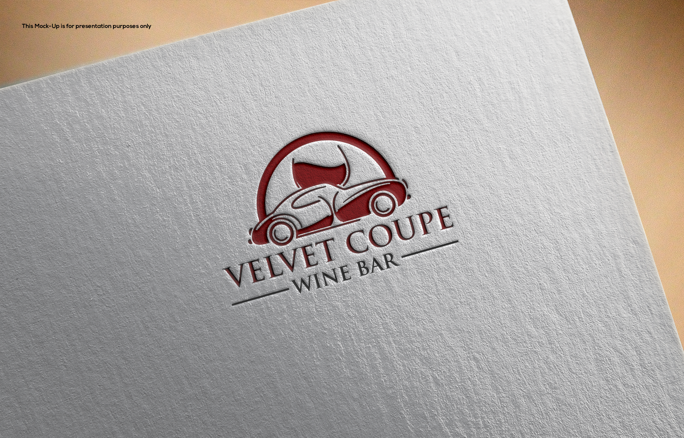 Logo Design by bak for Velvet Coupe Wine Bar | Design #36509734