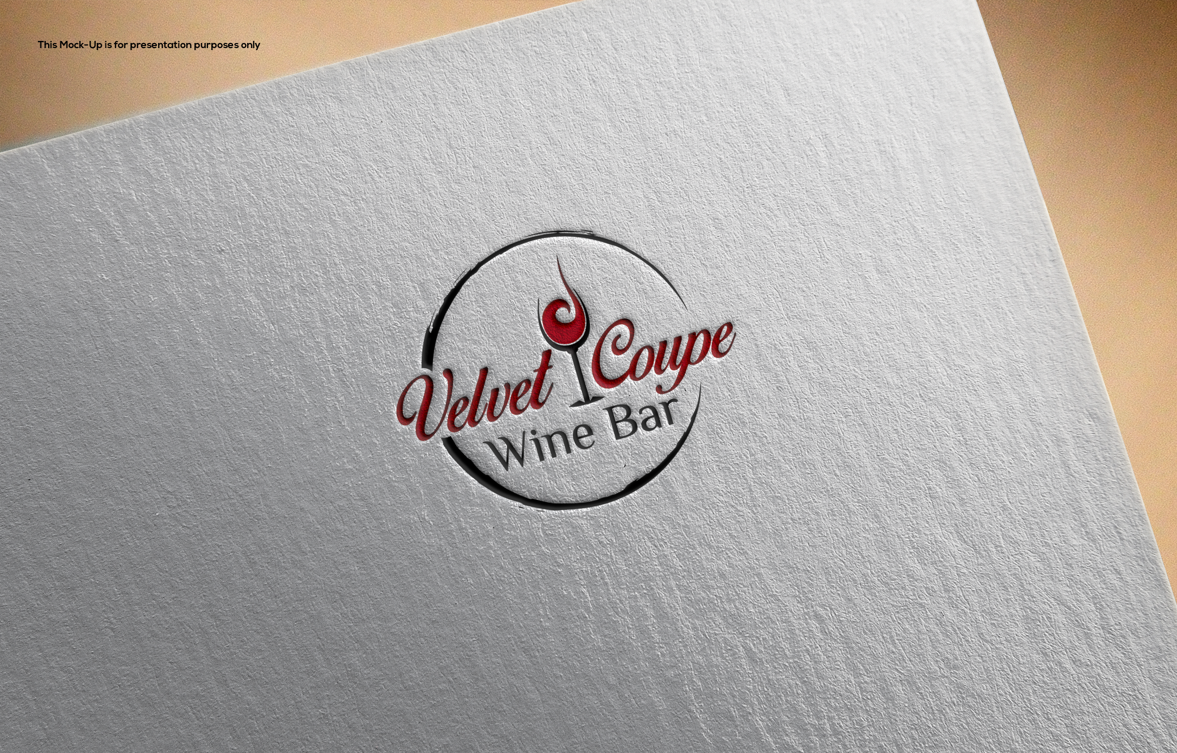 Logo Design by bak for Velvet Coupe Wine Bar | Design #36519140