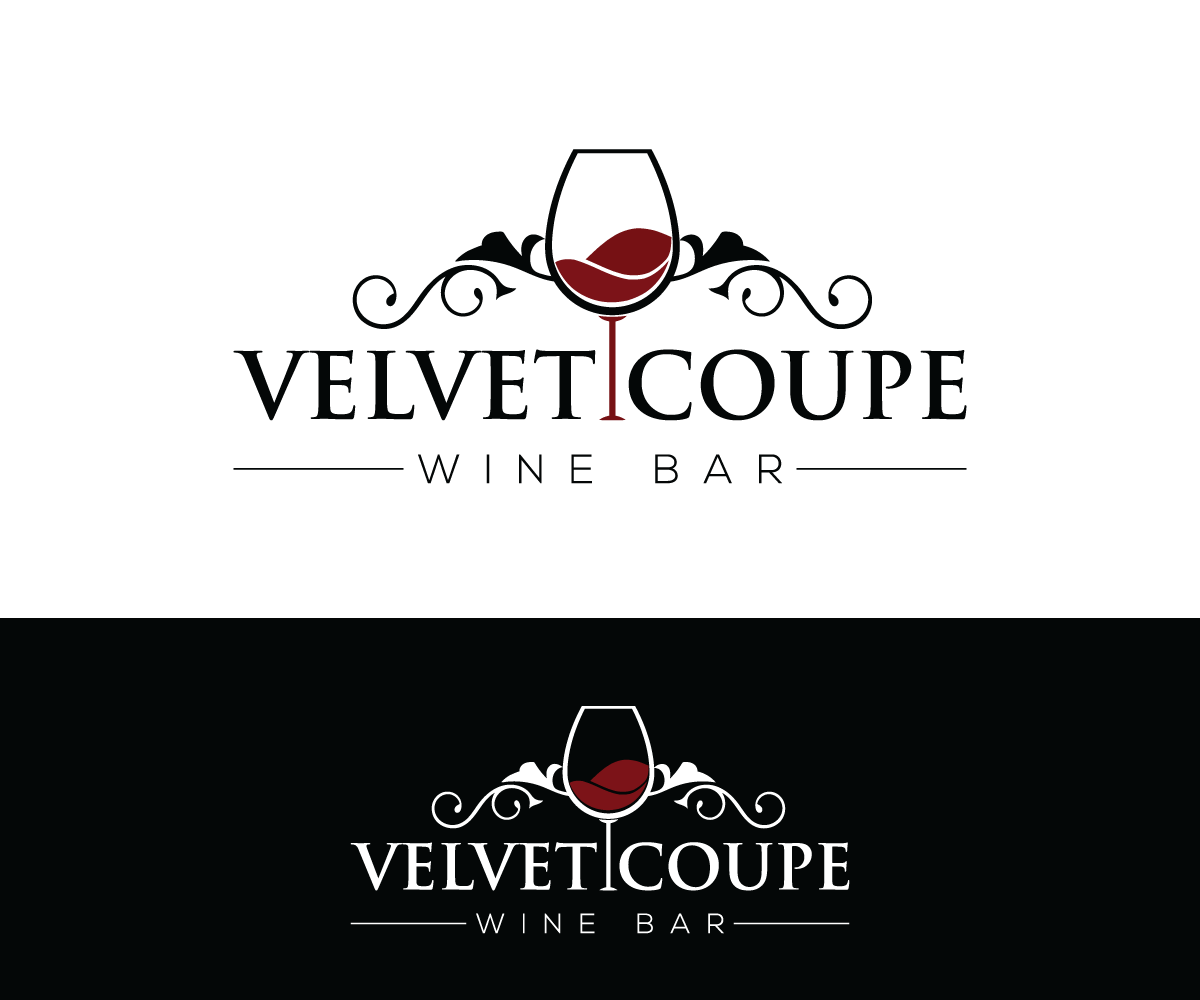 Design de Logo par m@h!r pour Velvet Coupe Wine Bar | Design #36514763