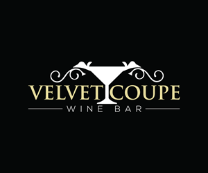 Logo Design by m@h!r for Velvet Coupe Wine Bar | Design: #36546935