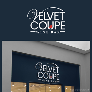 Logo-Design von logoford für Velvet Coupe Wine Bar | Design: #36503998