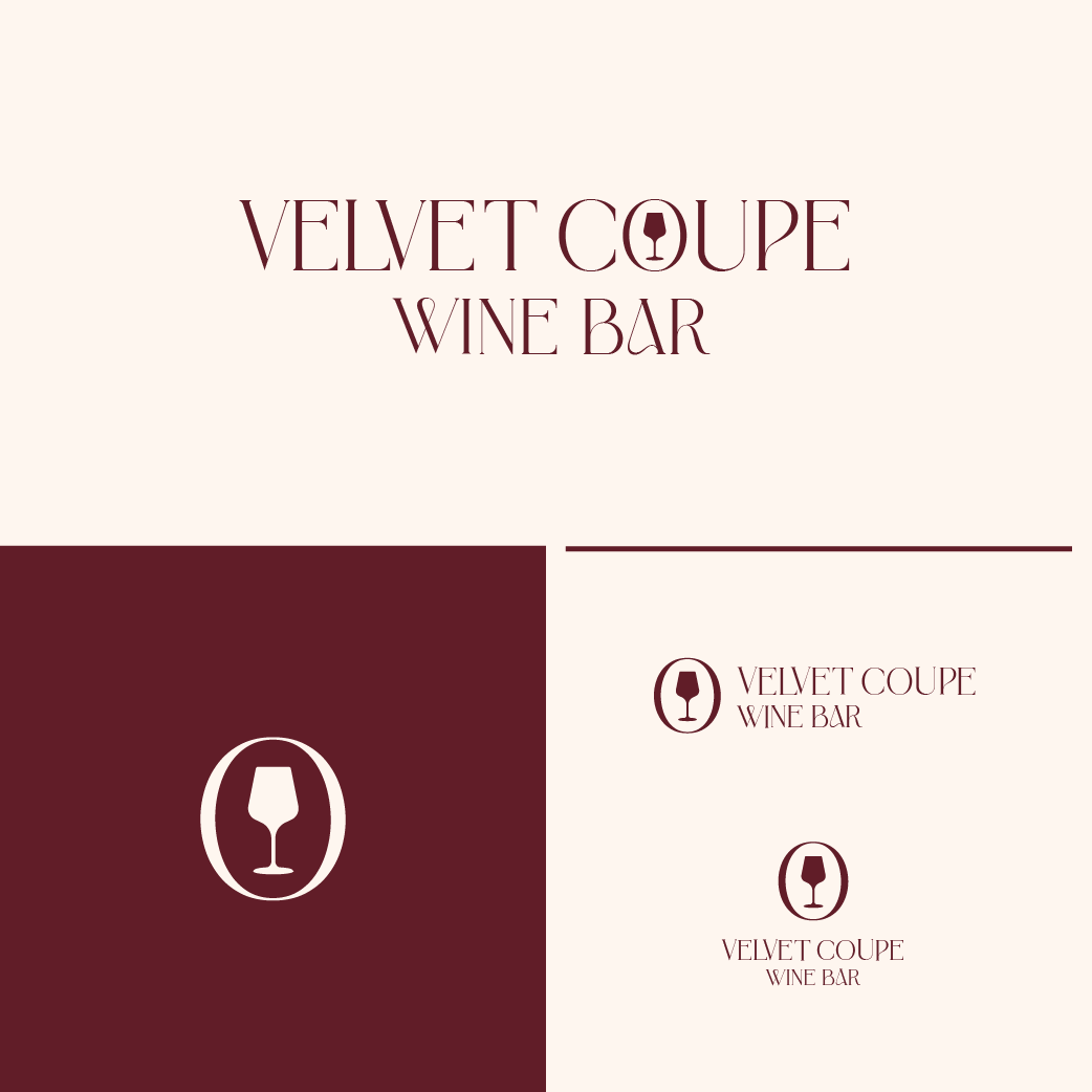 Logo-Design von cherryfine für Velvet Coupe Wine Bar | Design #36505552