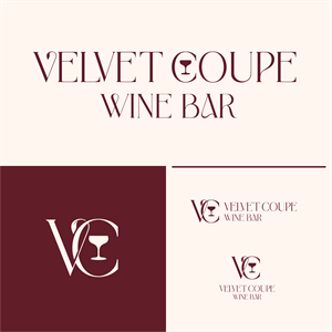 Logo Design by cherryfine for Velvet Coupe Wine Bar | Design: #36509378