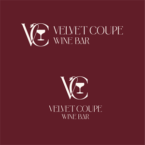 Logo Design by cherryfine for Velvet Coupe Wine Bar | Design: #36515988