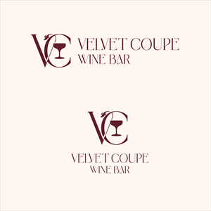 Logo Design by cherryfine for Velvet Coupe Wine Bar | Design: #36515991
