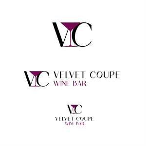 Logo Design by cherryfine for Velvet Coupe Wine Bar | Design: #36563495