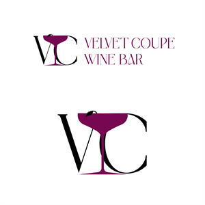 Logo Design by cherryfine for Velvet Coupe Wine Bar | Design: #36563525