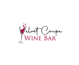 Logo-Design von LogoPoko für Velvet Coupe Wine Bar | Design: #36504286