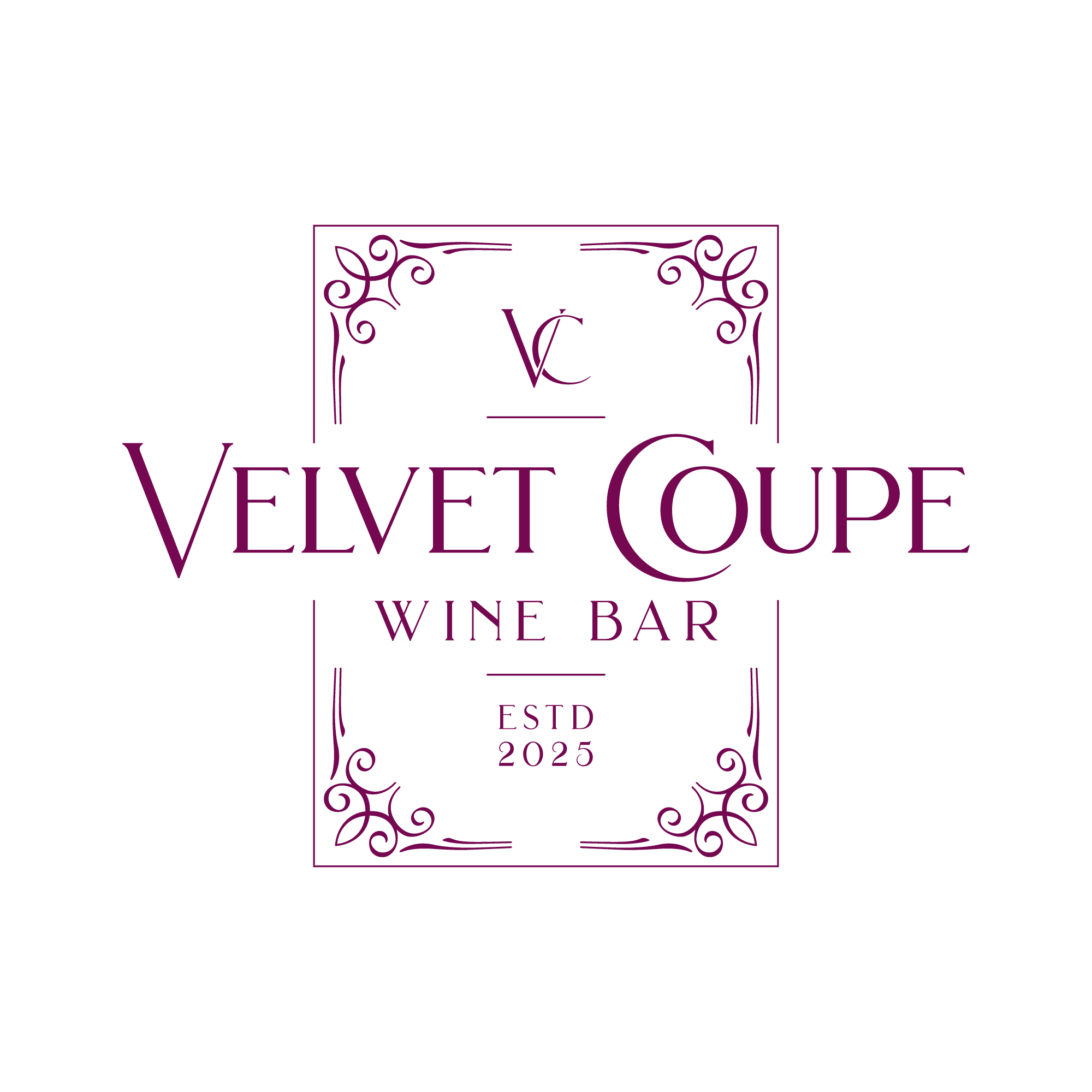 Logo-Design von Harold C für Velvet Coupe Wine Bar | Design #36515859
