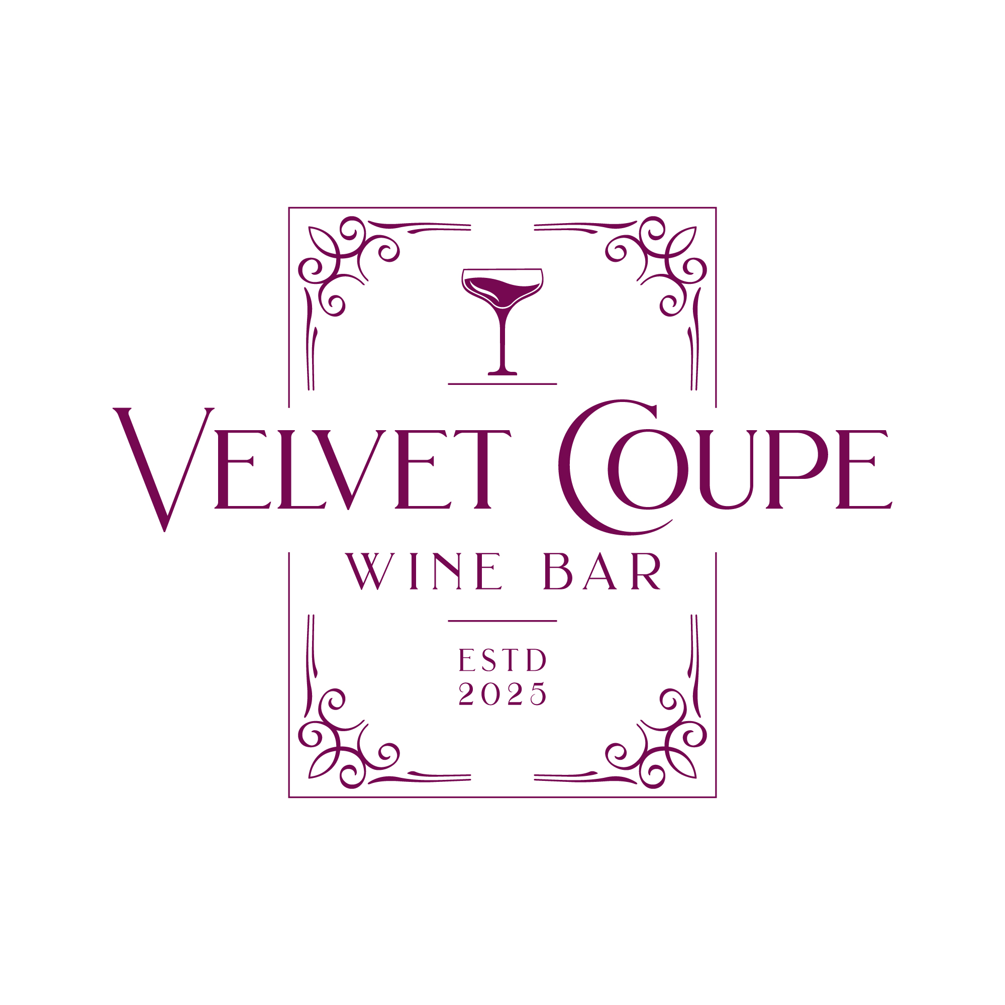 Logo-Design von Harold C für Velvet Coupe Wine Bar | Design #36524281