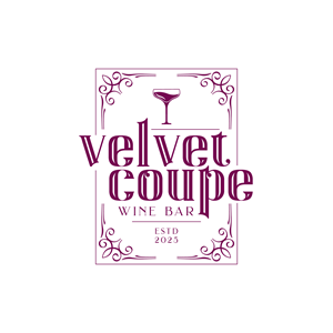 Diseño de Logo por Harold C para Velvet Coupe Wine Bar | Diseño: #36541140