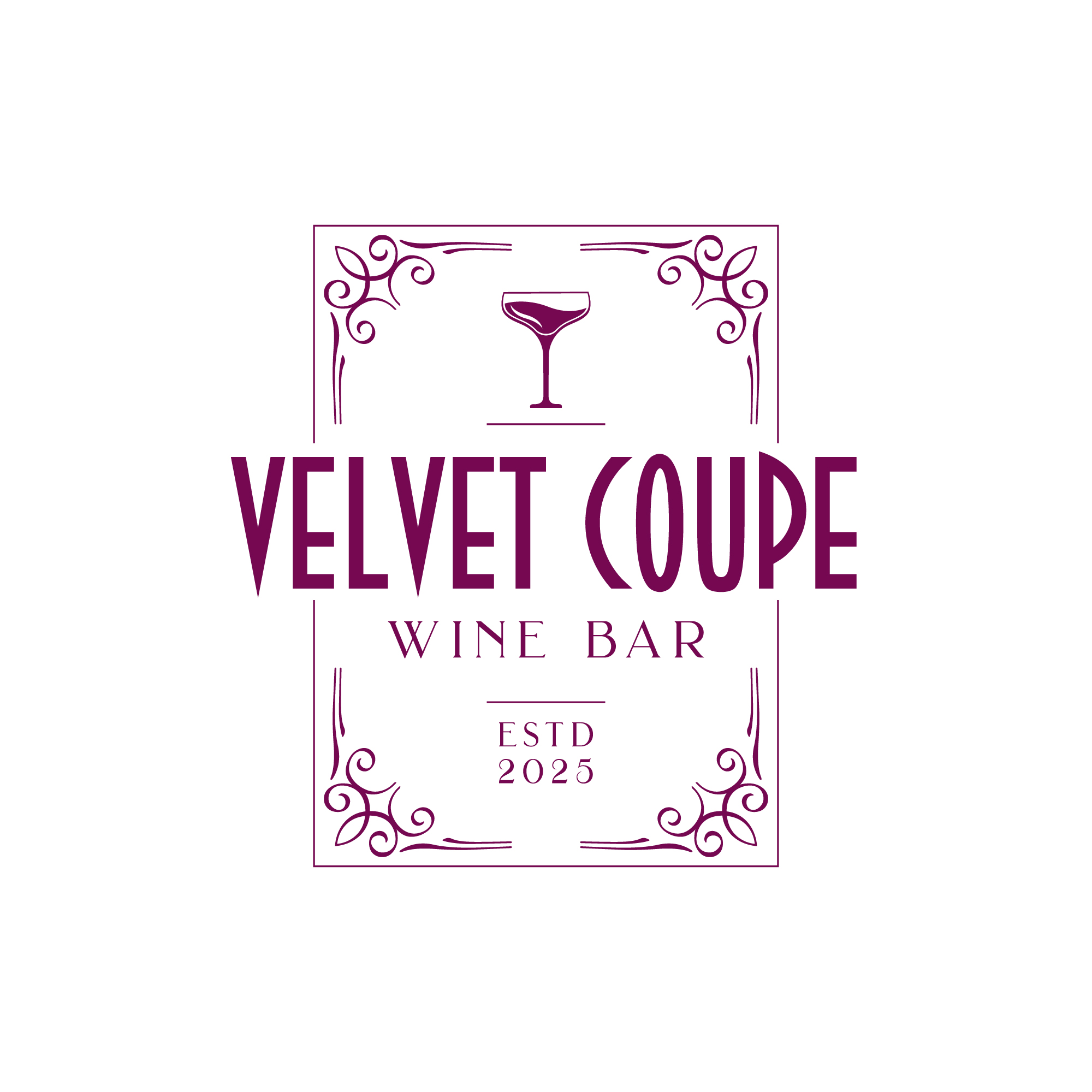Logo Design by Harold C for Velvet Coupe Wine Bar | Design #36541141