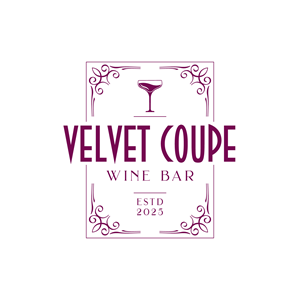 Diseño de Logo por Harold C para Velvet Coupe Wine Bar | Diseño: #36541141