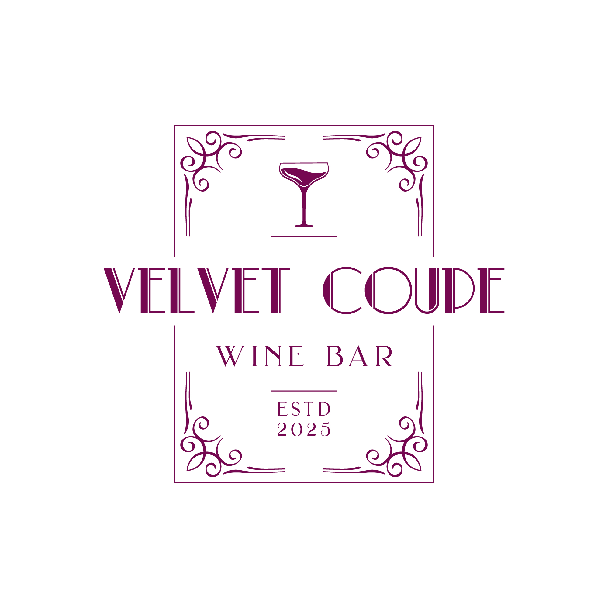Logo Design by Harold C for Velvet Coupe Wine Bar | Design #36541143
