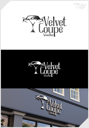 Diseño de Logo por IDesign1606 para Velvet Coupe Wine Bar | Diseño: #36512972