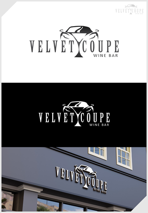 Diseño de Logo por IDesign1606 para Velvet Coupe Wine Bar | Diseño: #36512973