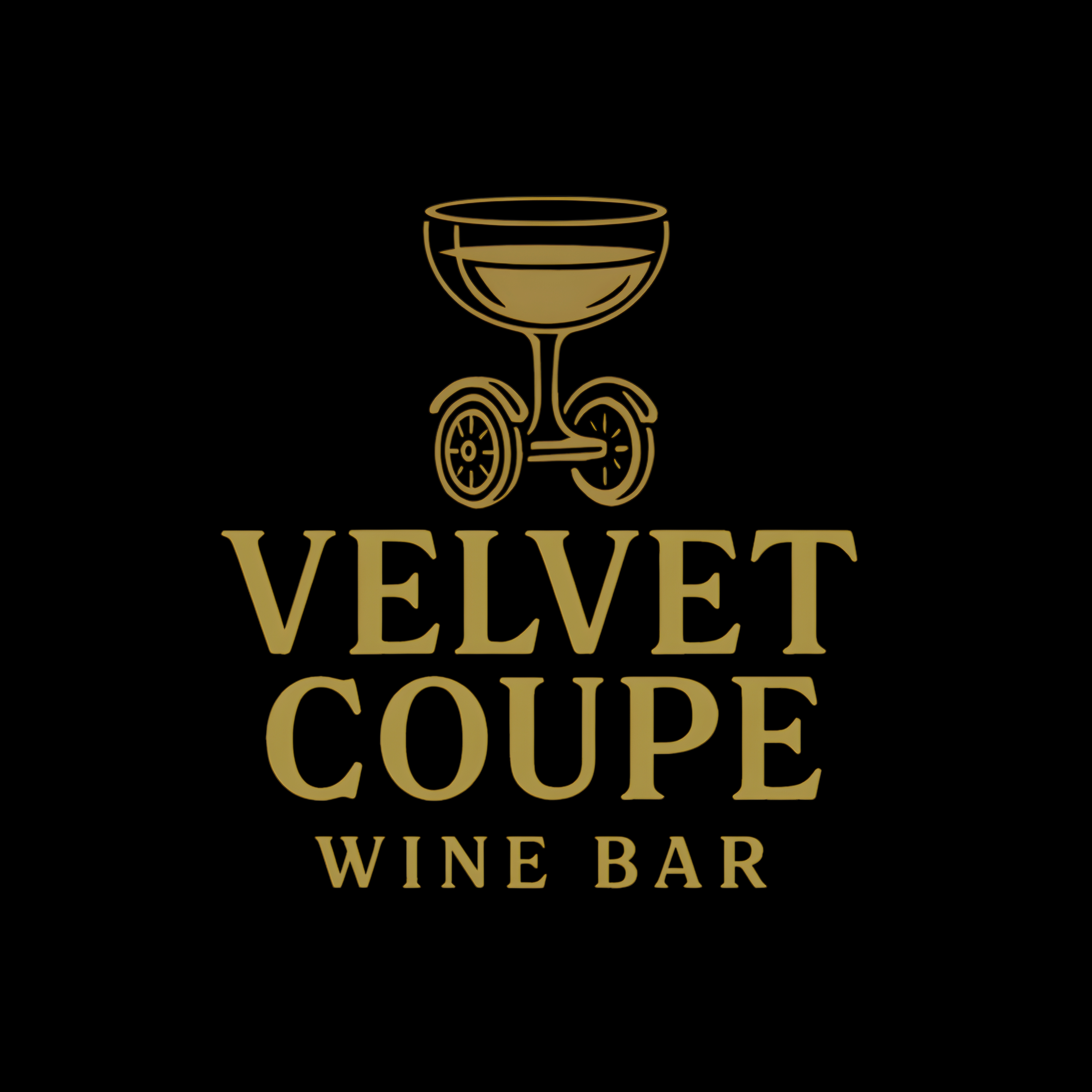 Logo Design by HF STUDIO for Velvet Coupe Wine Bar | Design #36532044