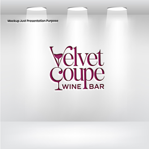 Diseño de Logo por VectorForge para Velvet Coupe Wine Bar | Diseño: #36507989
