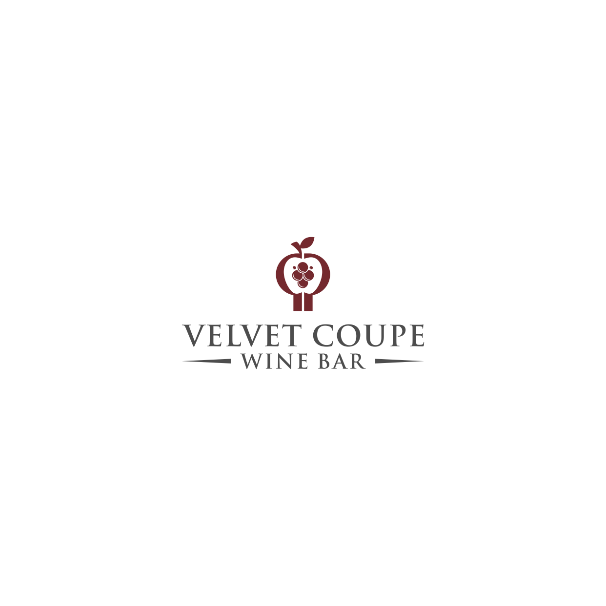 Logo Design by Kaze56 for Velvet Coupe Wine Bar | Design #36512288