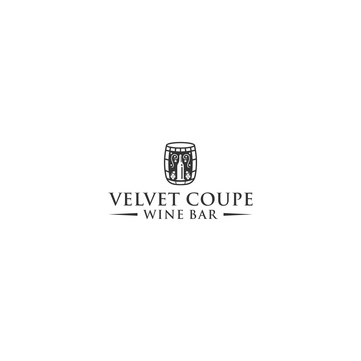 Logo Design by Kaze56 for Velvet Coupe Wine Bar | Design #36512299