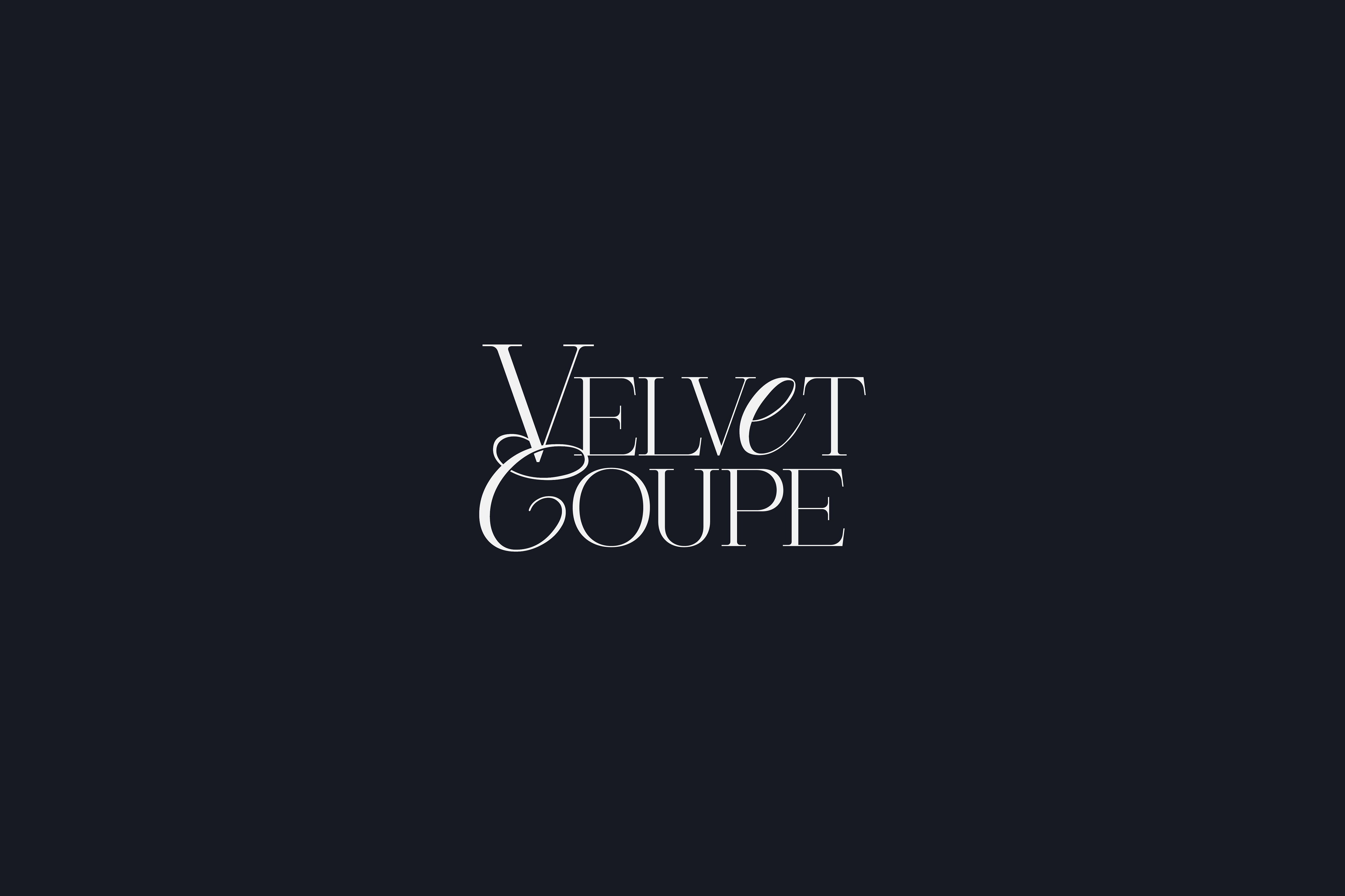 Diseño de Logo por Aiers para Velvet Coupe Wine Bar | Diseño #36539798
