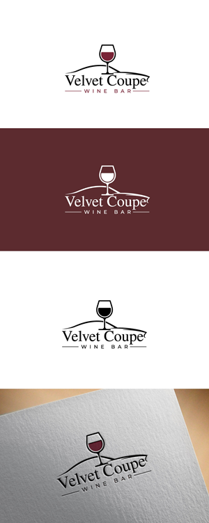 Diseño de Logo por DesignVerse777 para Velvet Coupe Wine Bar | Diseño: #36538358