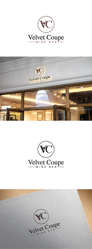 Diseño de Logo por DesignVerse777 para Velvet Coupe Wine Bar | Diseño: #36538359