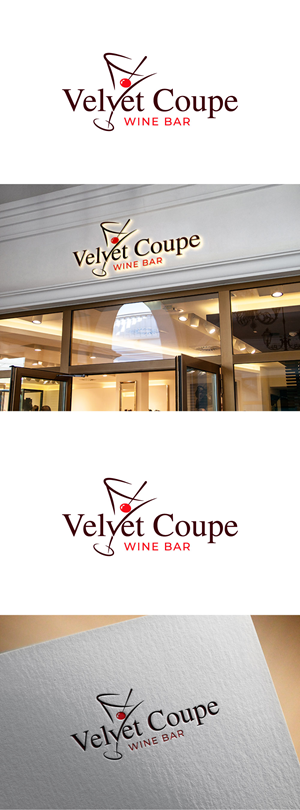 Diseño de Logo por DesignVerse777 para Velvet Coupe Wine Bar | Diseño: #36538361