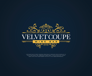 Logo Design by Roots_x for Velvet Coupe Wine Bar | Design: #36508890