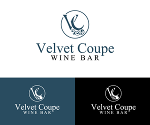 Logo Design by RaKu 2 for Velvet Coupe Wine Bar | Design: #36528612