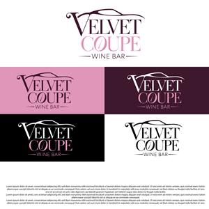 Logo Design by Shariqology for Velvet Coupe Wine Bar | Design: #36503945